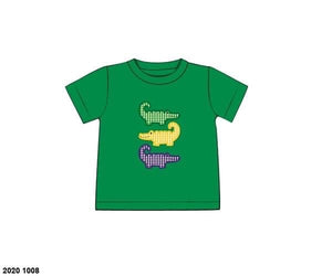 Mardi Gras alligator shirt