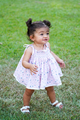 Mauve floral dress