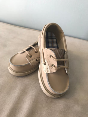 Tan Sperry shoes