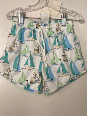 Sailboat swim trunks