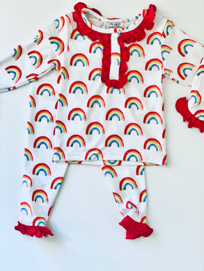 rainbow girl pjs
